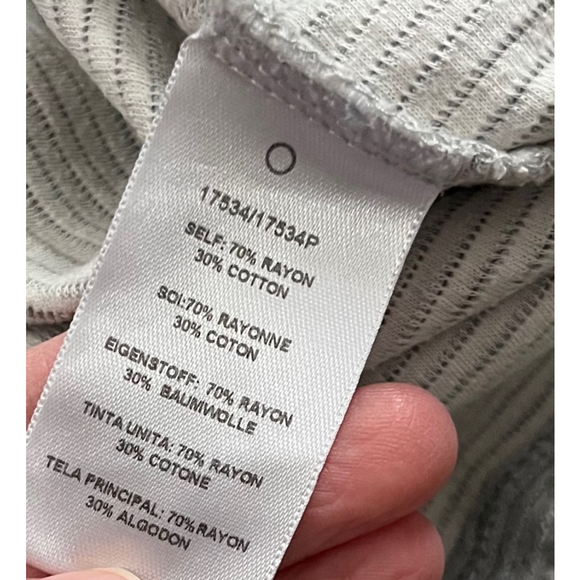 Anthropologie Dolan light gray cowl neck ribbed sweater XS - Picture 7 of 7